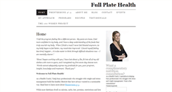 Desktop Screenshot of fullplatehealth.com
